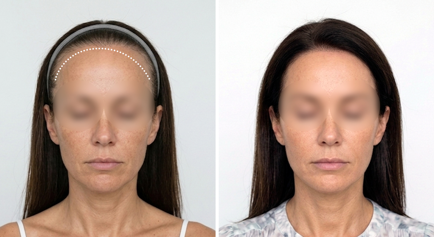 Frontoplastia Redutora - Caso 1 Redução de 2,2 cm