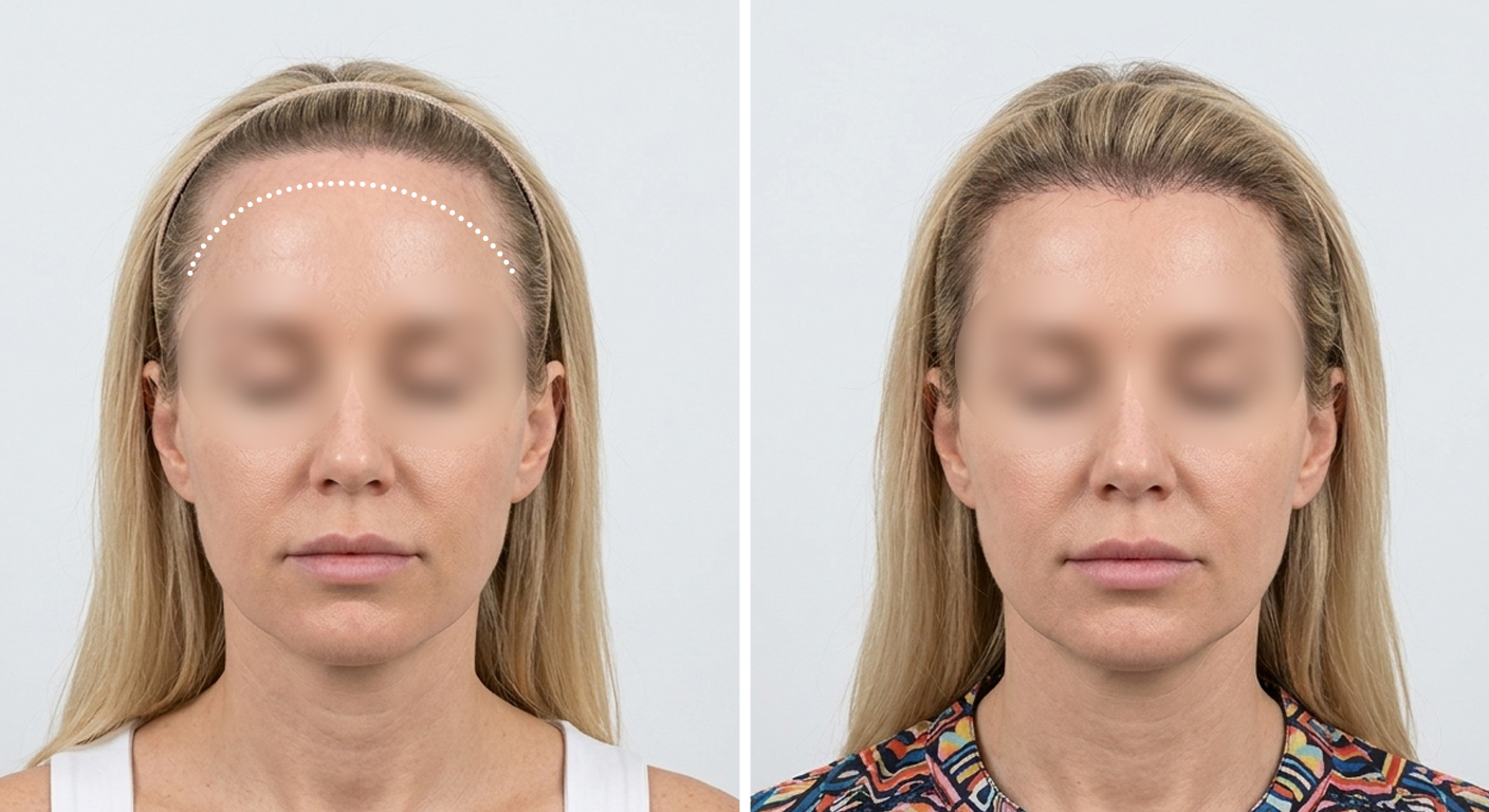 Frontoplastia Redutora - Caso 2 Redução de 1,5 cm